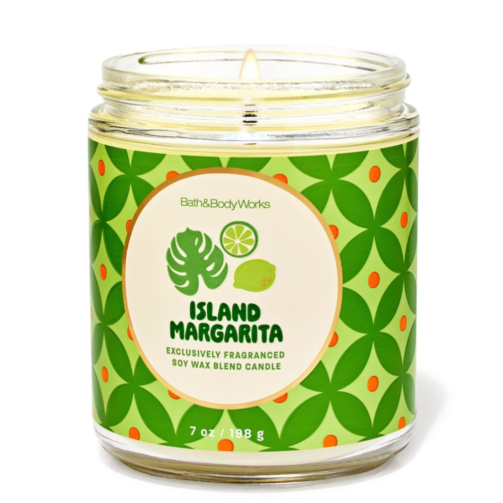 BBW ISLAND MARGARITA SINGLE WICK CANDLE NWT